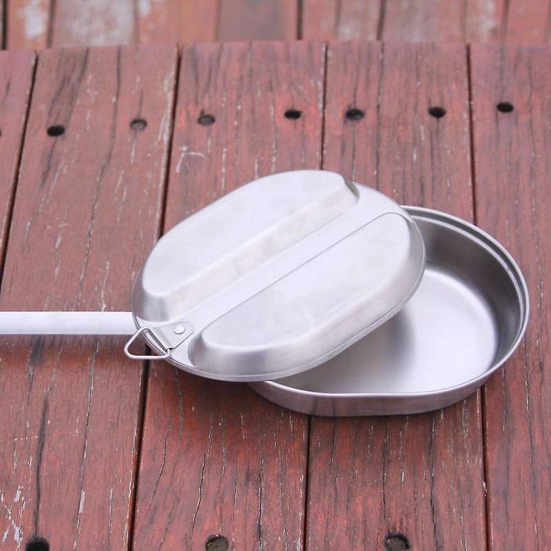 Lunch Camping Box 304 Stainless Steel Lunch Box Outdoor Hiking Food Container Canteen Box Travel Coo