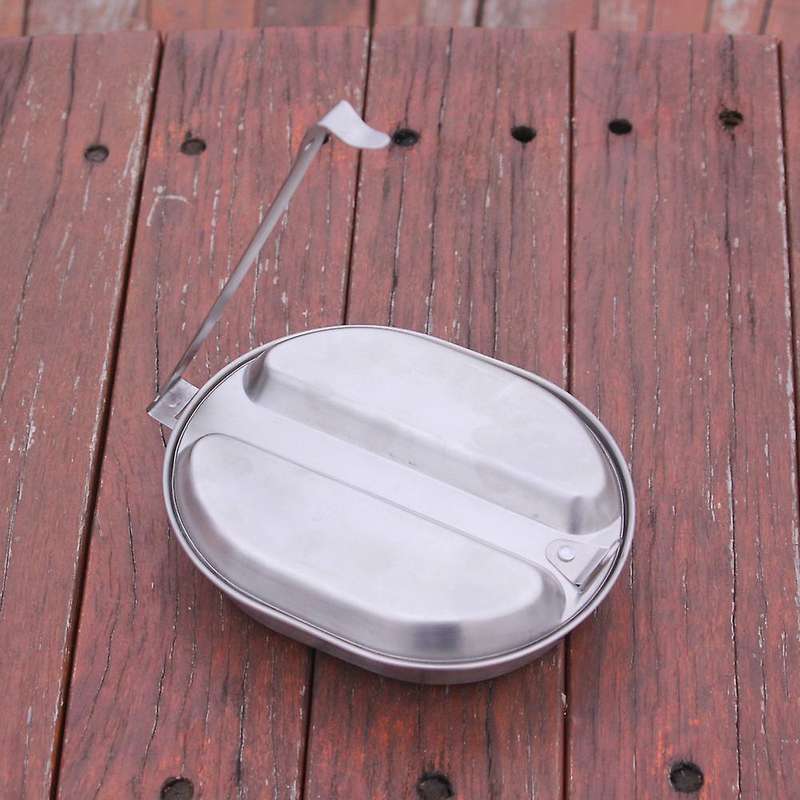 Lunch Camping Box 304 Stainless Steel Lunch Box Outdoor Hiking Food Container Canteen Box Travel Coo