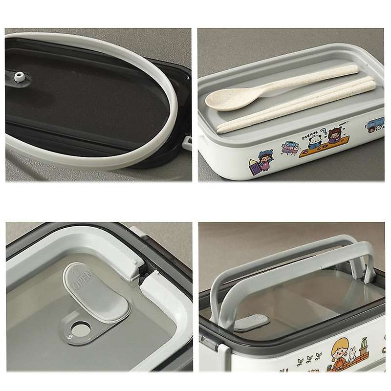Lunch Box Food Container Bento Box Microwave Safe Lunch Box School Kid's Food Storage Children's Lun