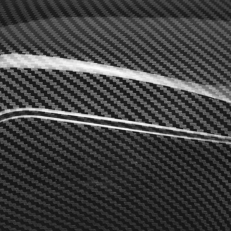 M Style 2X Side Mirror Cover Cap Carbon Fiber Look Rear View Mirror Shell Case for Q50 Q60 QX30 Q70