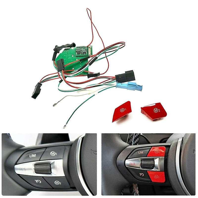 M1 M2 Sport Steering Wheel Button Module for F10 F20 F22 F30 F32 F2 F26 F15 F26 M3 M5 550D M328 Ste