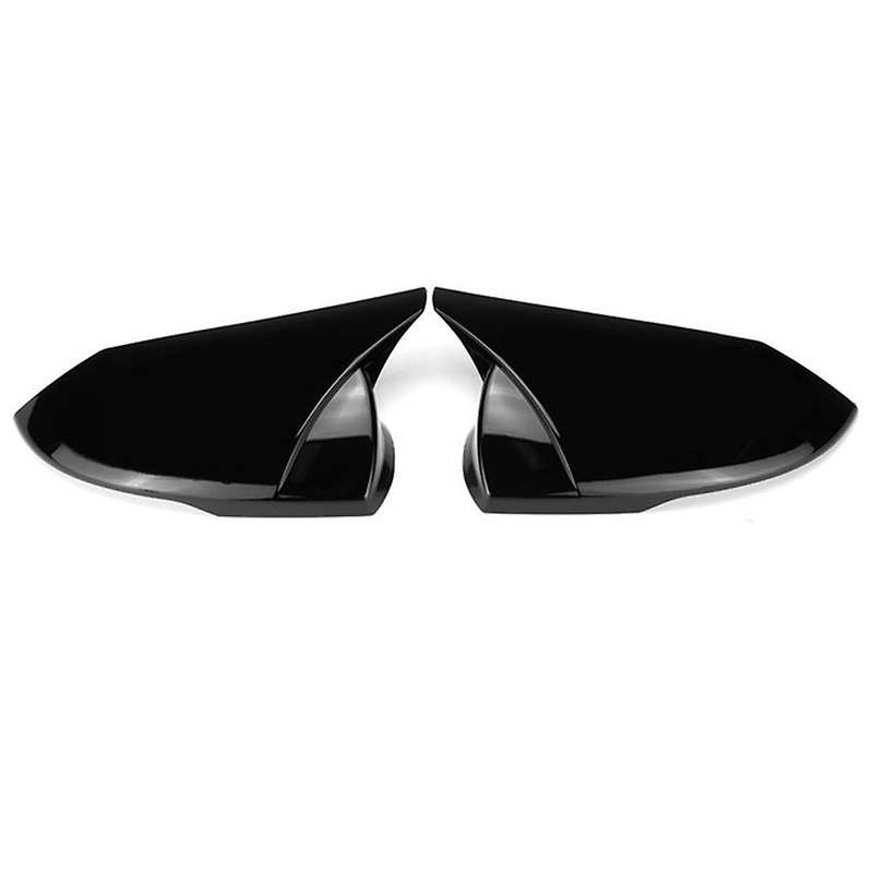 M Style Car Glossy Black Rearview Mirror Cover Trim Side Mirror Caps for 2021 2022