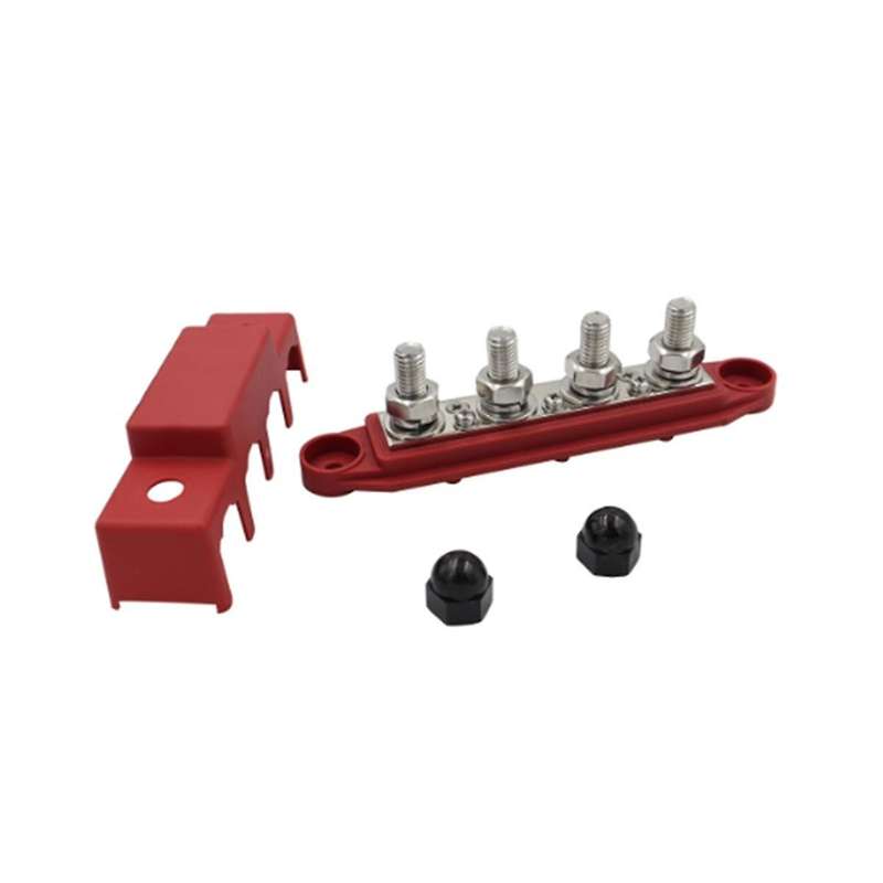 M10 Busbar Box Plate 250a 4 Terminals High Current Busbar Cable Box Auto Max Connection Amplifier Po