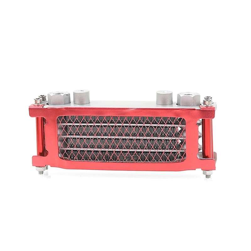 M12 Interface Radiator Aluminium Cooling System for 50-160cc Motorcycle Dirt Pit Monkey Bike Red