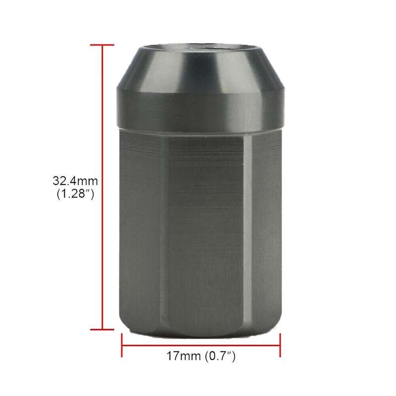M12X1.5 Wheel Lug Nuts Aluminum Wheel Bolts 32.4X17mm 7075-T6 Titanium 20PCS