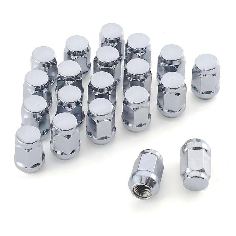 M12x1.5 Wheel Lug Nuts, One-Piece Design Bulge AcornChrome Lug Nuts
