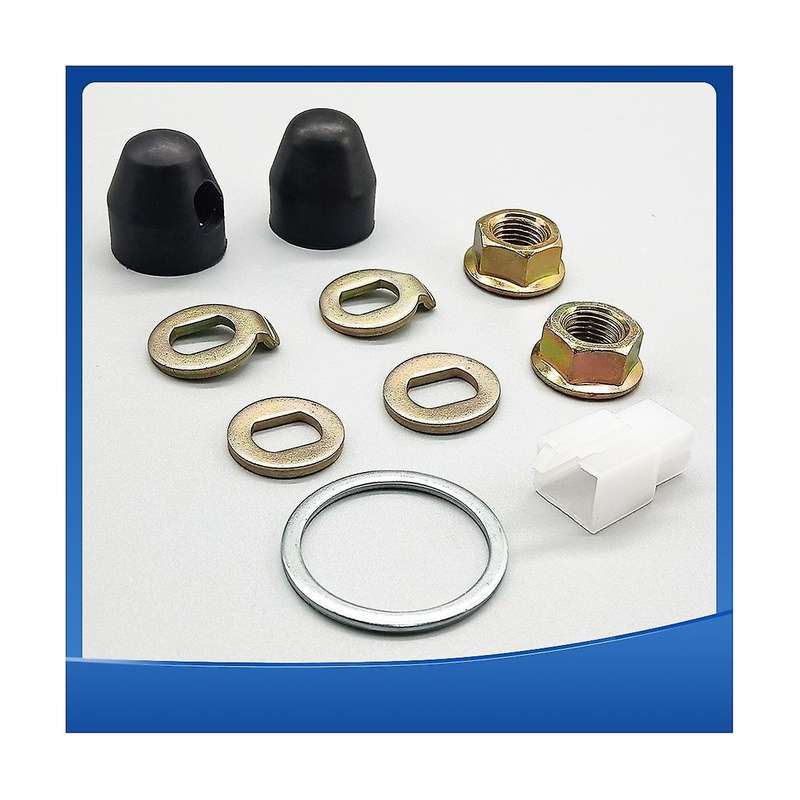 M14 2set Ebike Wheel Motor Shaft 14mm Shaft Screw Cap Washer/spacer/nut Cover E-bike Wheel Lock For