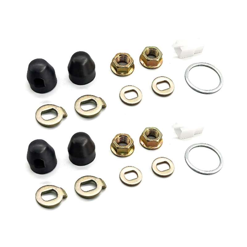 M14 2set Ebike Wheel Motor Shaft 14mm Shaft Screw Cap Washer/spacer/nut Cover E-bike Wheel Lock For
