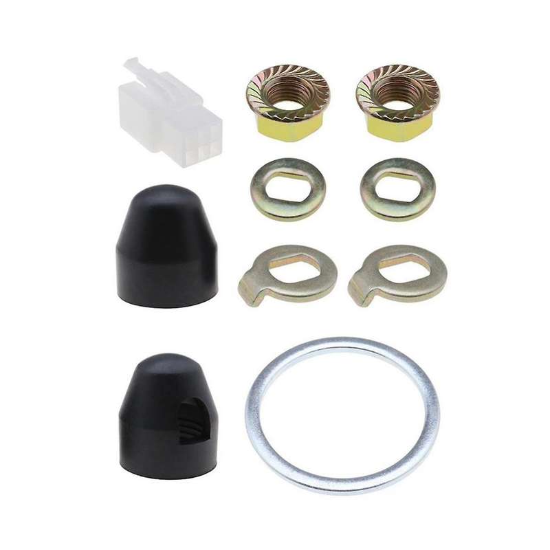 M14 2set Ebike Wheel Motor Shaft 14mm Shaft Screw Cap Washer/spacer/nut Cover E-bike Wheel Lock For