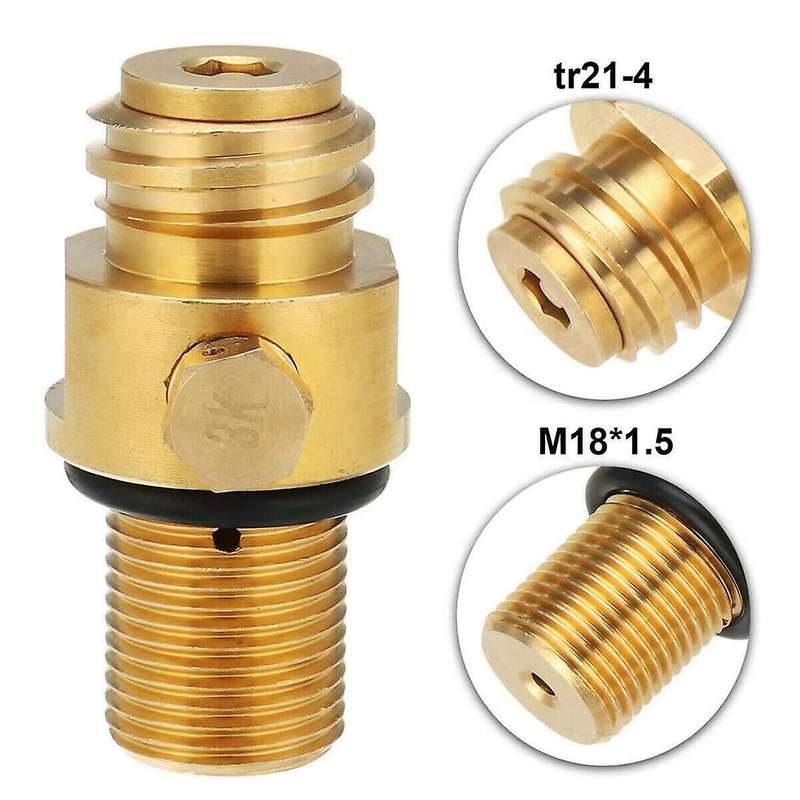 M18x1.5 Refill Co2 Valve Adapter Thread Converter Replacement For