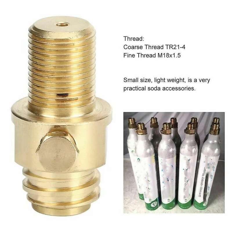 M18x1.5 Refill Co2 Valve Adapter Thread Converter Replacement For