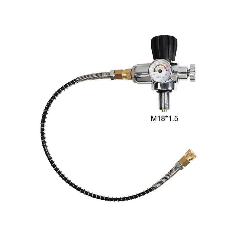 M18x1.5 Thread High Pressure Tank Charging Valve 400bar 6000psi Air Filling Station Refill Adapter