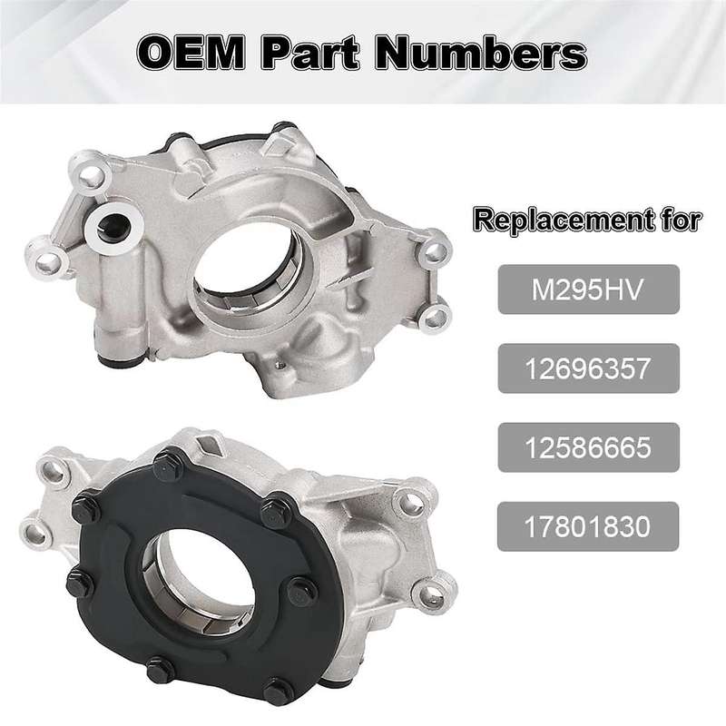 M295Hv High Volume Oil Pump Kit for , with Gaskets Balancer Bolt