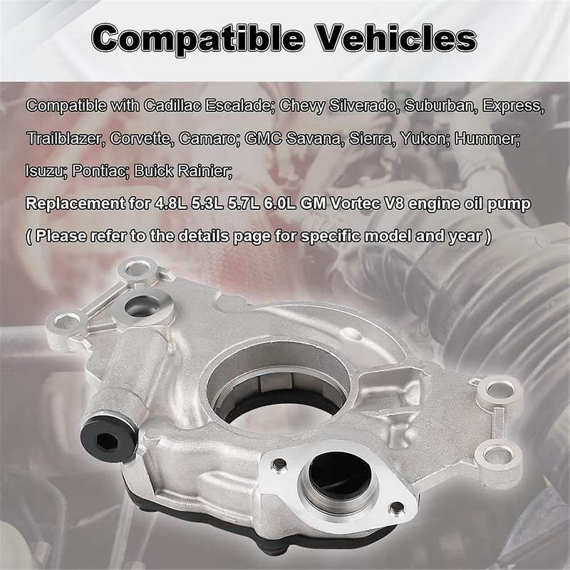 M295Hv High Volume Oil Pump Kit for , with Gaskets Balancer Bolt
