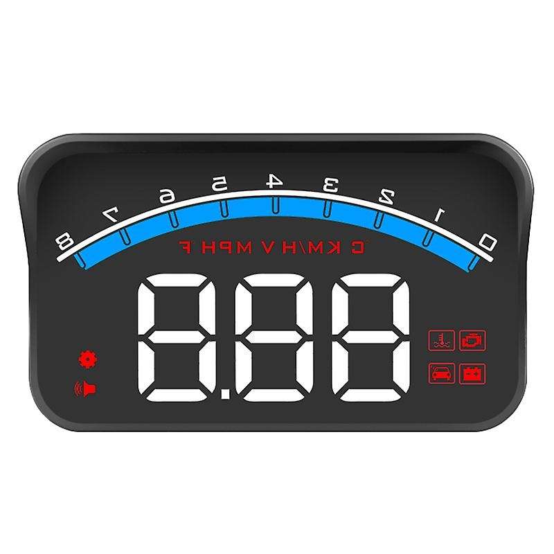 M6S 3.5 HUD Head-Up Display Car-Styling Hud Display Overspeed Warning Windshield Projector Alarm Sys