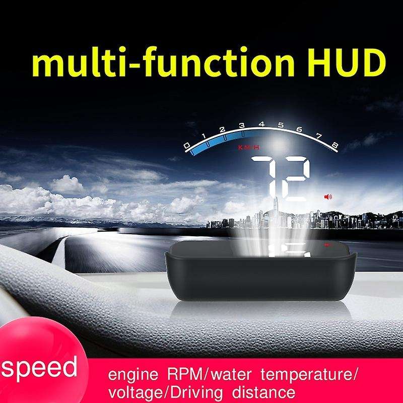 M6S 3.5 HUD Head-Up Display Car-Styling Hud Display Overspeed Warning Windshield Projector Alarm Sys