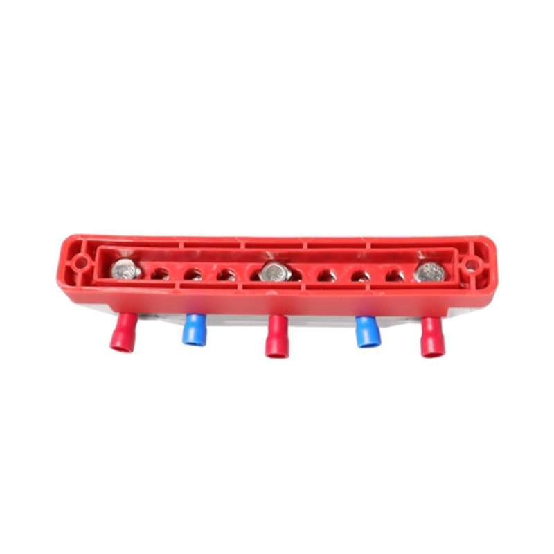 M6 Busbar Box Board 150a 4 Terminals Current Busbar Cable Box Power Box Parts Suitable for Rv Yacht