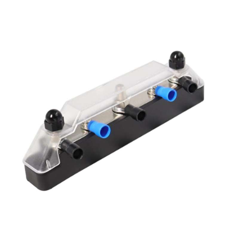 M6 Busbar Box Board 150a 4 Terminals Current Busbar Cable Box Power Box Parts Suitable for Rv Yacht
