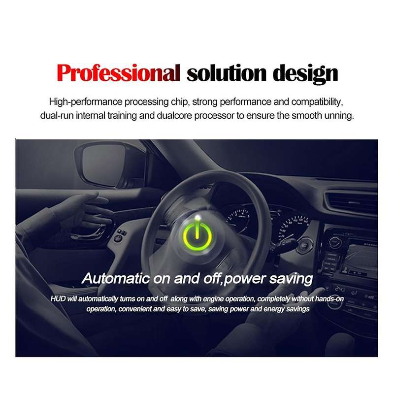 M8 Hud Head-up Display Obd Car Display Speedometer Universal