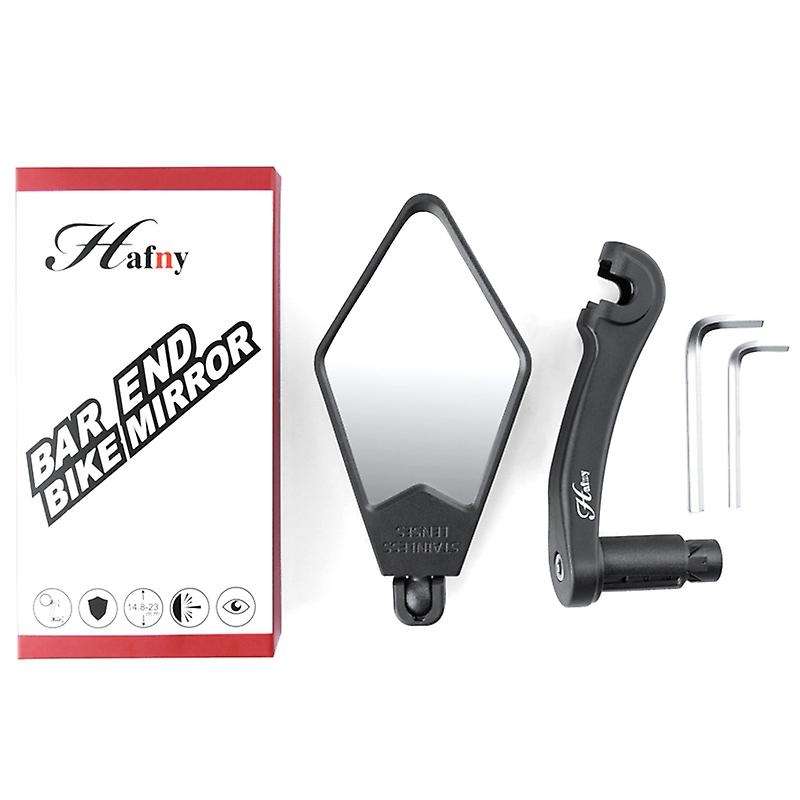 M802 Stainless Steel Lens Bicycle Rear View Mirror Clear Wide Range Back Sight Bike Reflector Angle