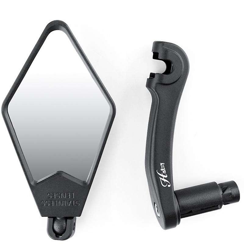 M802 Stainless Steel Lens Bicycle Rear View Mirror Clear Wide Range Back Sight Bike Reflector Angle