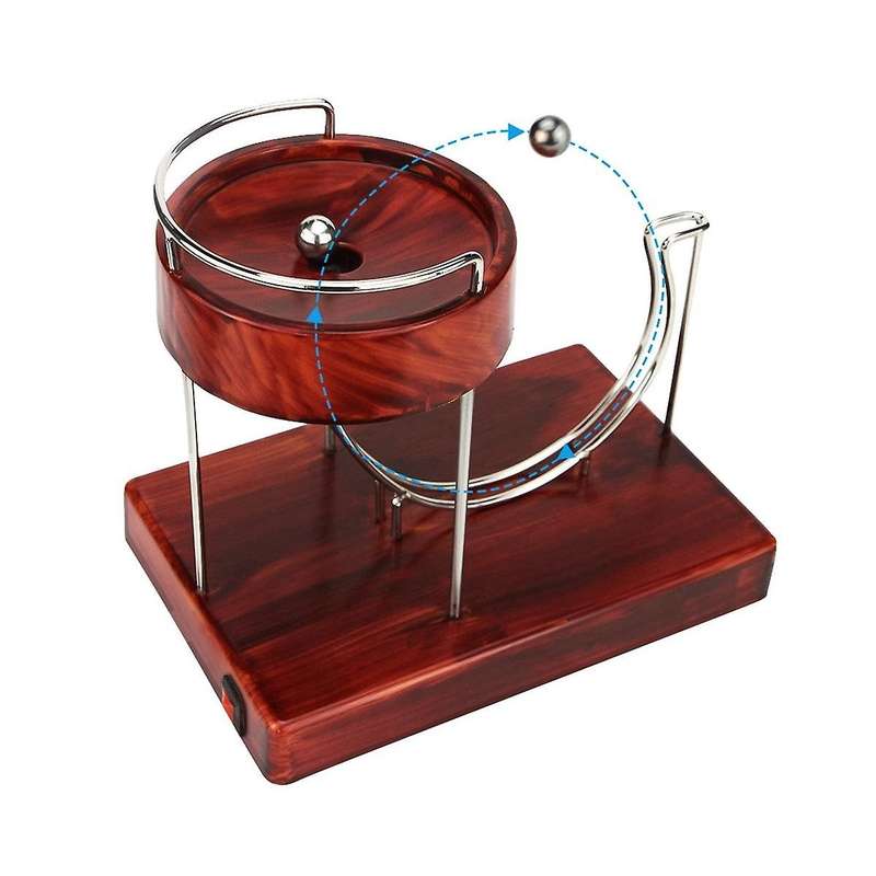 Machine Kinetic Art Motion Inertial Metal Automatic Jumping Table Toy Home Decor,wood