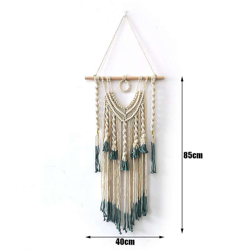 Macrame Boho Wall Hanging Hand-Woven Tapestry Home Decoration Accessories Art Apartment Dorm Room De