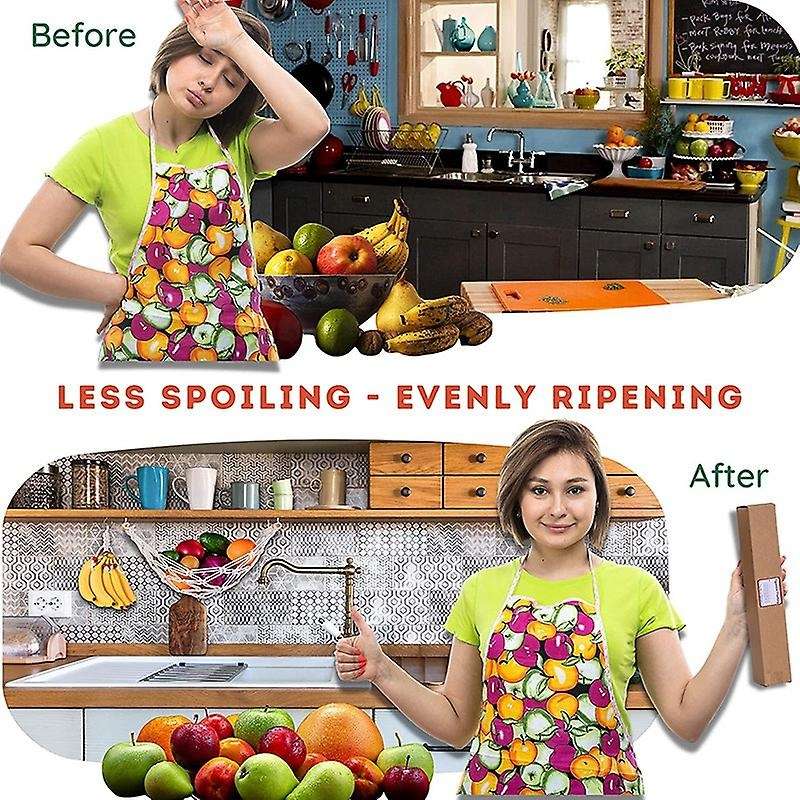 Macrame Fruit Hammock for Kitchen Under Cabinet,Veggie Hammock Fruit Holder Net and Hook for Hanging
