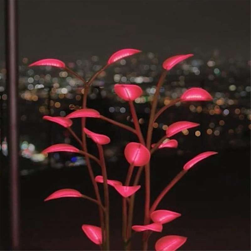 Magical Glowing Potted Plant Indoor Plant Led 3 Color-changing Artificial Plants Bonsai Light Artifi