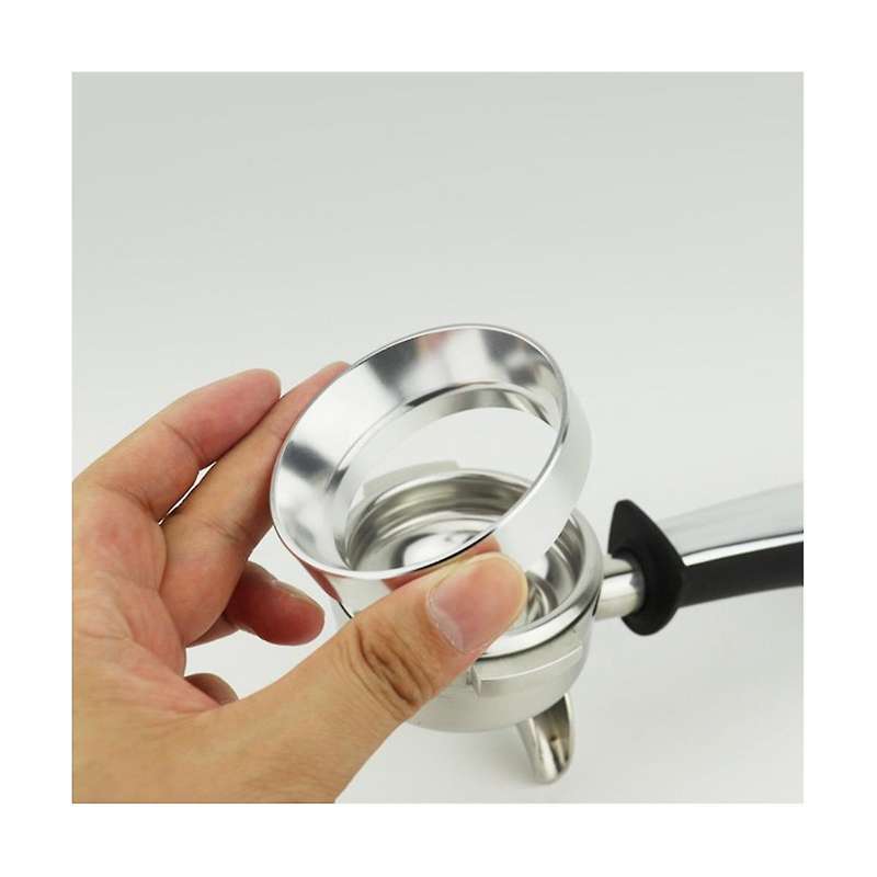 Magnetic Aluminum Dosing Ring Cup Funnel 51MM Filter Brewing Bowl Coffee Powder Basket Portafilter A