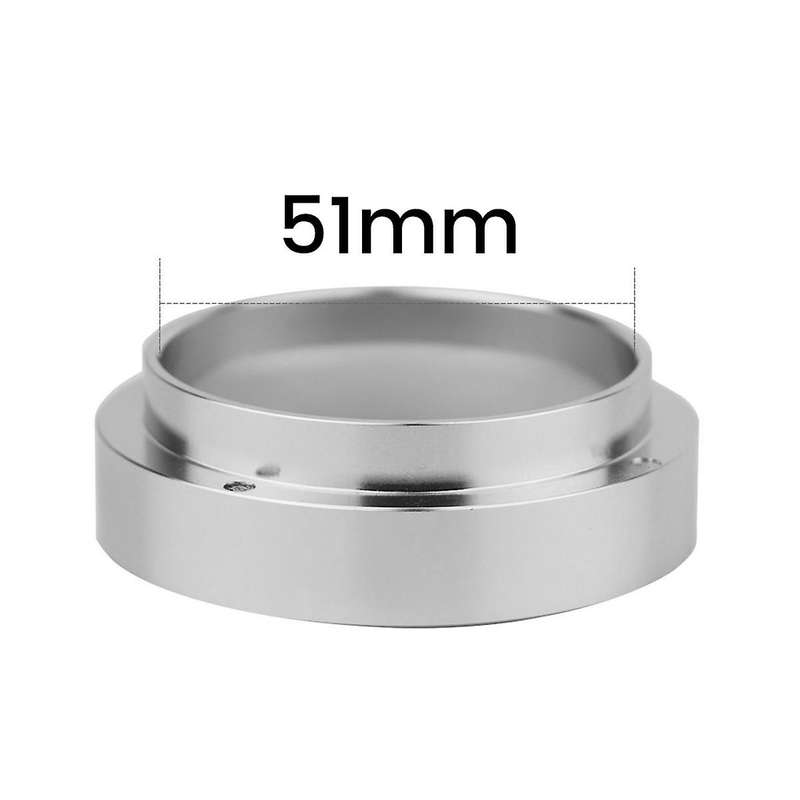 Magnetic Aluminum Dosing Ring Cup Funnel 51MM Filter Brewing Bowl Coffee Powder Basket Portafilter A