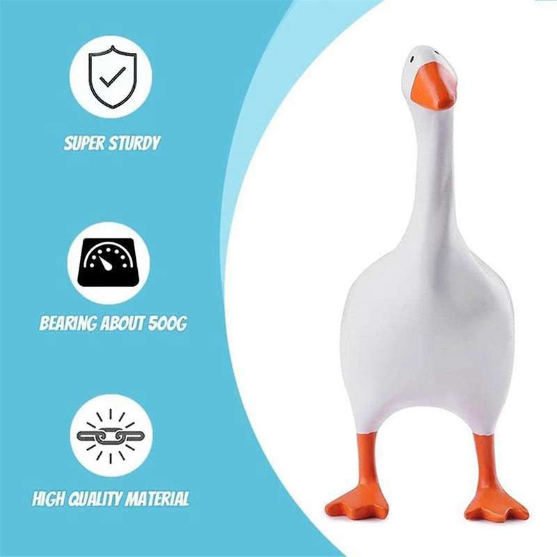 Magnetic Goose Key Holder Cute Home Decor Kawaii Room Office Table Desk Decor Aesthetic Funny Sculpt