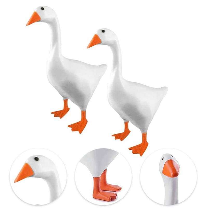 Magnetic Goose Key Holder Cute Home Decor Kawaii Room Office Table Desk Decor Aesthetic Funny Sculpt