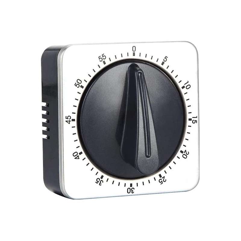 Magnetic Kitchen Timer, Adsorbable Mechanical Egg Timer Made Of Stainless Steel, 60 Timing,for Cook