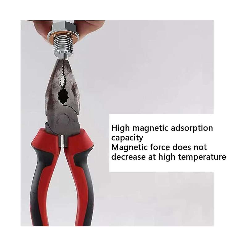 Magnetic Oil Drain Plug M14x1.5 - Neodymium Magnet Stainless Steel Bolt - with 5coopers Washer - He