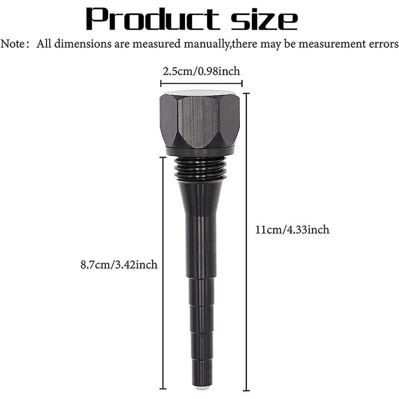 Magnetic Oil for 3500/3400/3100/2800 Inverter Gen Generator Magnetic Tip Oil Dip (Black)