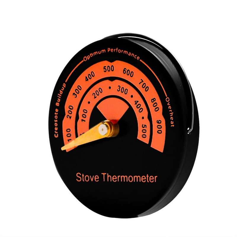 Magnetic Stove Thermometer - Wood Burner Top Temperature Meter - Fireplace Accessory