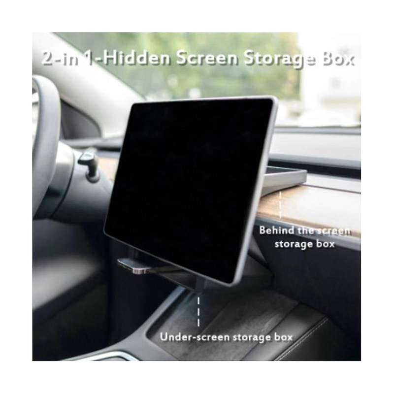 Magnetic Storage Box Screen Rear Storage Box Storage Car Accessories for Y