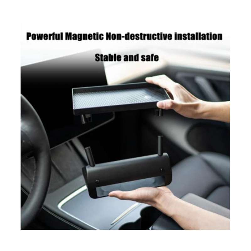 Magnetic Storage Box Screen Rear Storage Box Storage Car Accessories for Y