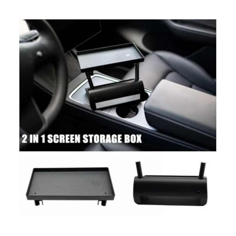 Magnetic Storage Box Screen Rear Storage Box Storage Car Accessories for Y