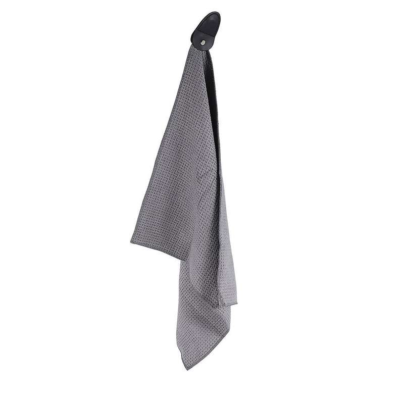 Magnetic Towel, Tier Microfiber with Deep Pockets Magnet for to Golf Carts or Clubs,Grey