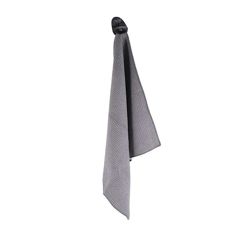 Magnetic Towel, Tier Microfiber with Deep Pockets Magnet for to Golf Carts or Clubs,Grey