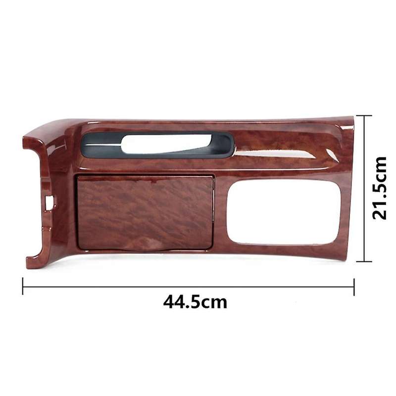 Mahogany Car Storage Box Cup Holder for 2002-2006 Shifter Trim Center Panel Shifter Bezel Handbrake