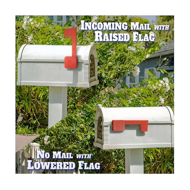 Mailbox Flag Mailbox Supplies Practical Mailbox Signal Durable Upgrade Universal Sturdy for Outdoor