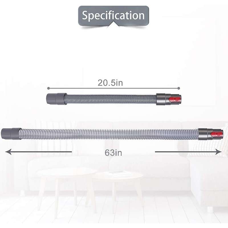Crevice Tool Attachment and Flexible Extension Hose for Dyson V11 V10