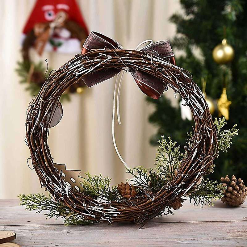 Creative Lemon Vine Ring Pendant Xmas Elements Wreaths Circle