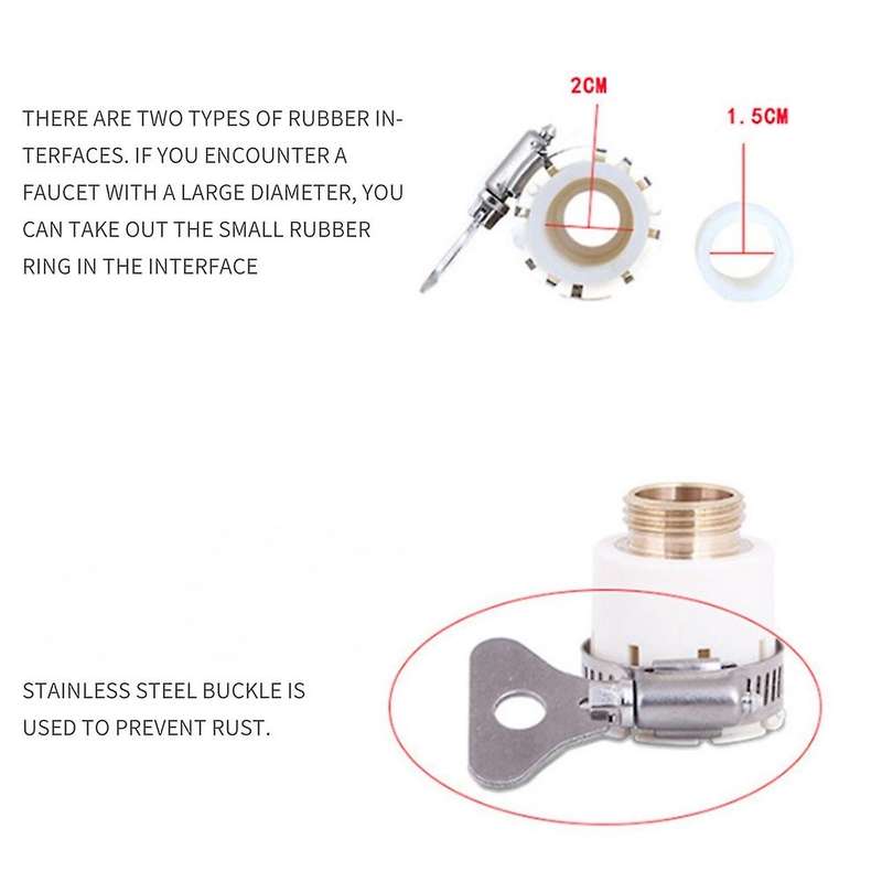 4pcs/set Copper 1/2inch 3/4inch Quick Connector Tap Set Adapter