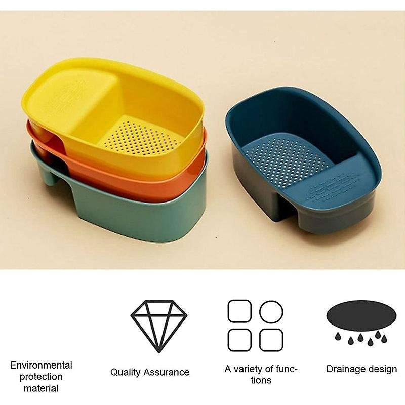 Drain Basket Multifunctional Saddle-shaped Corner Storage Basket