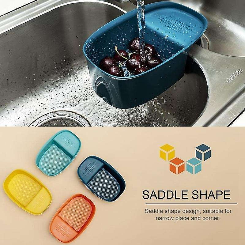 Drain Basket Multifunctional Saddle-shaped Corner Storage Basket