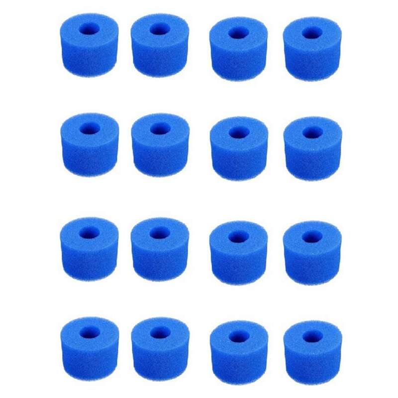 8pcs Swimming Pool Filter Water Pump Filter Pump S1 Washable Bio Foam